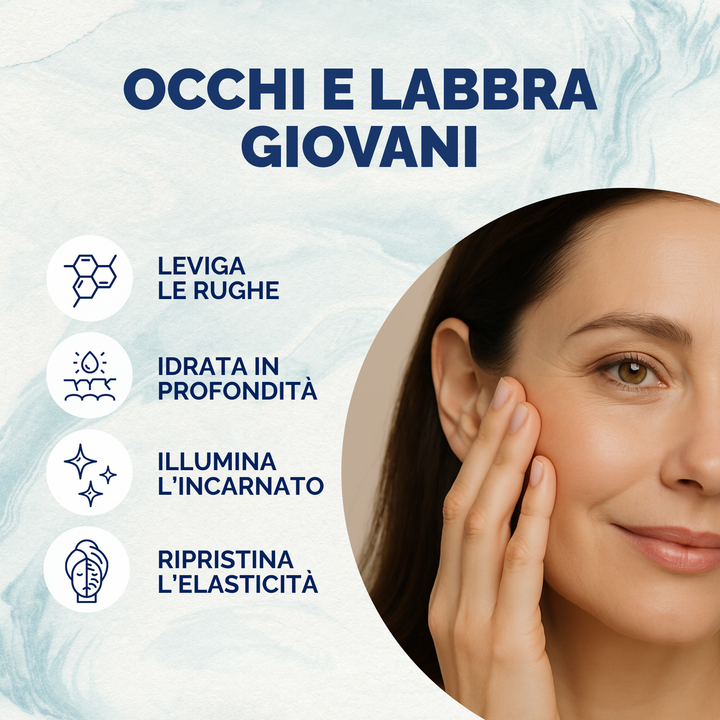 Crema contorno occhi e labbra antirughe Gerovital H3 Hyaluronic C, 15 ml, Farmec 1